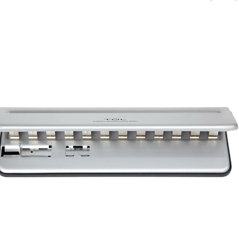 TUL Discbound Notebook System Hole Punch, Silver